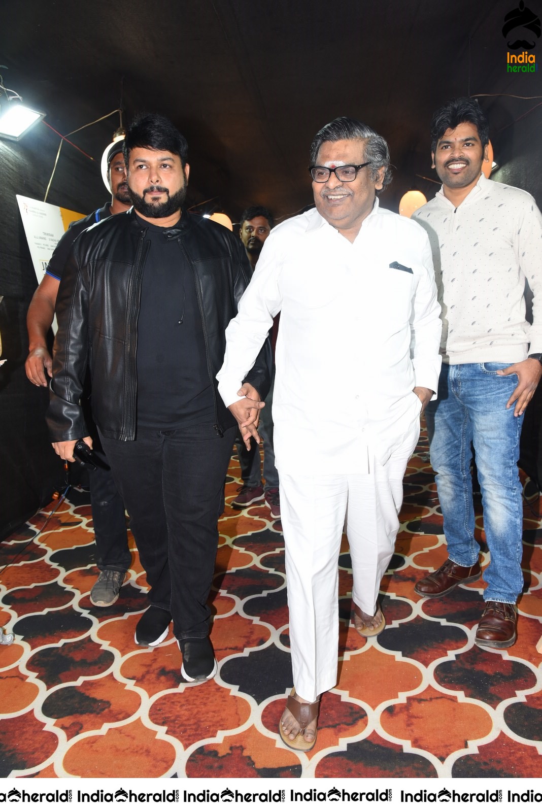 Music Director SS Thaman and Director Trivikram Srinivas enters Ala Vaikunthapurramuloo Musical Concert