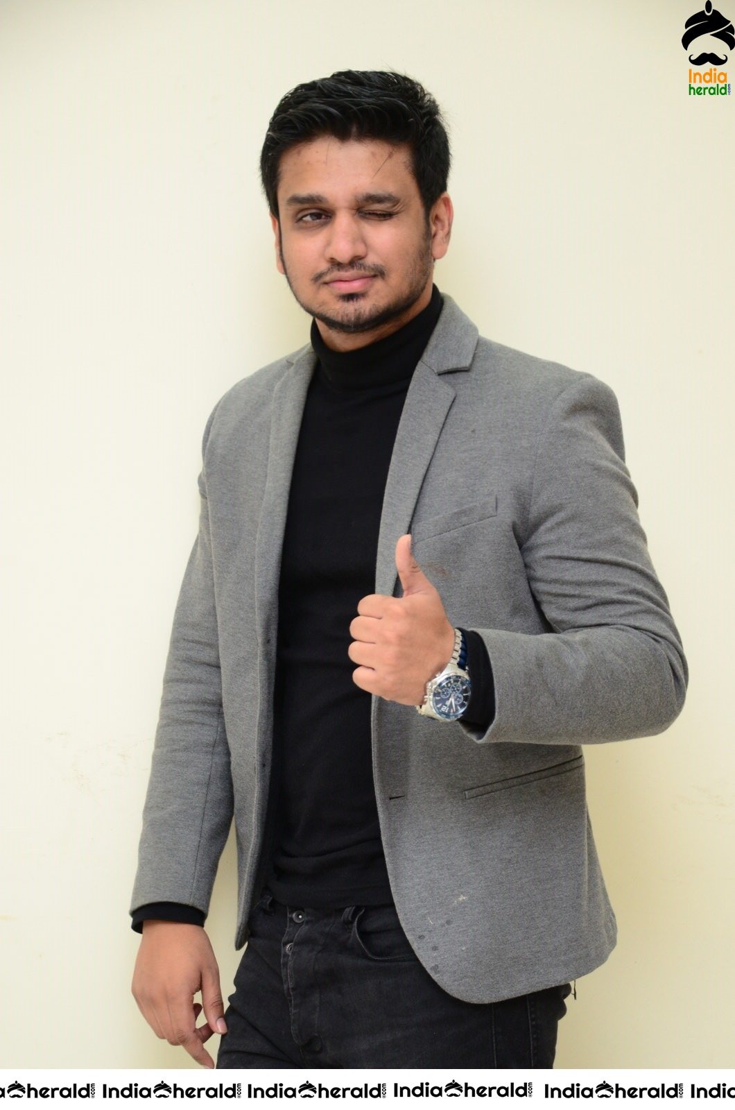 Nikhil Siddharth Interview Stills Set 1