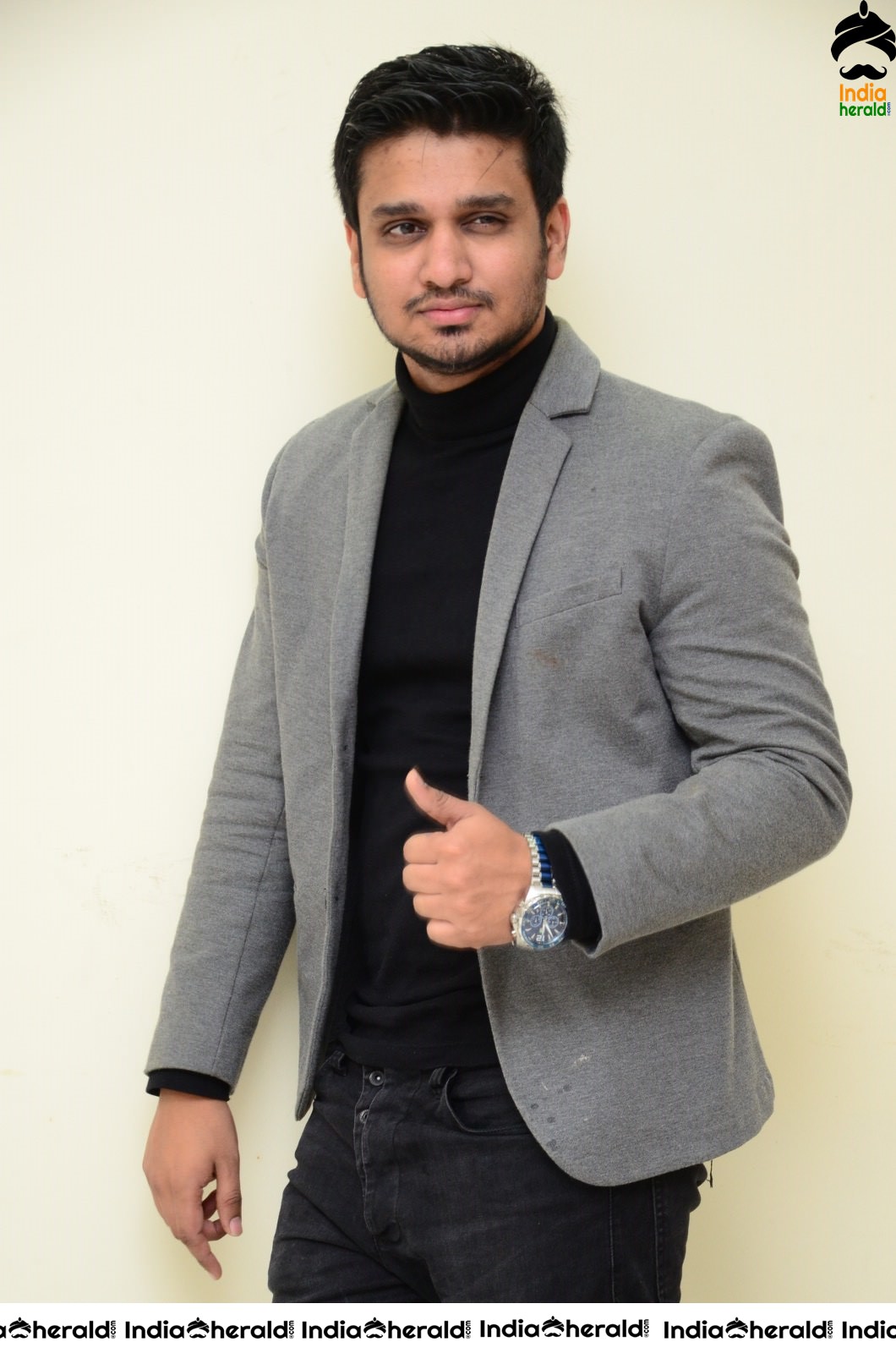 Nikhil Siddharth Interview Stills Set 1