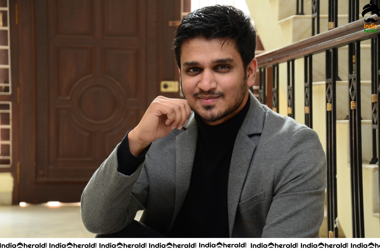 Nikhil Siddharth Interview Stills Set 2