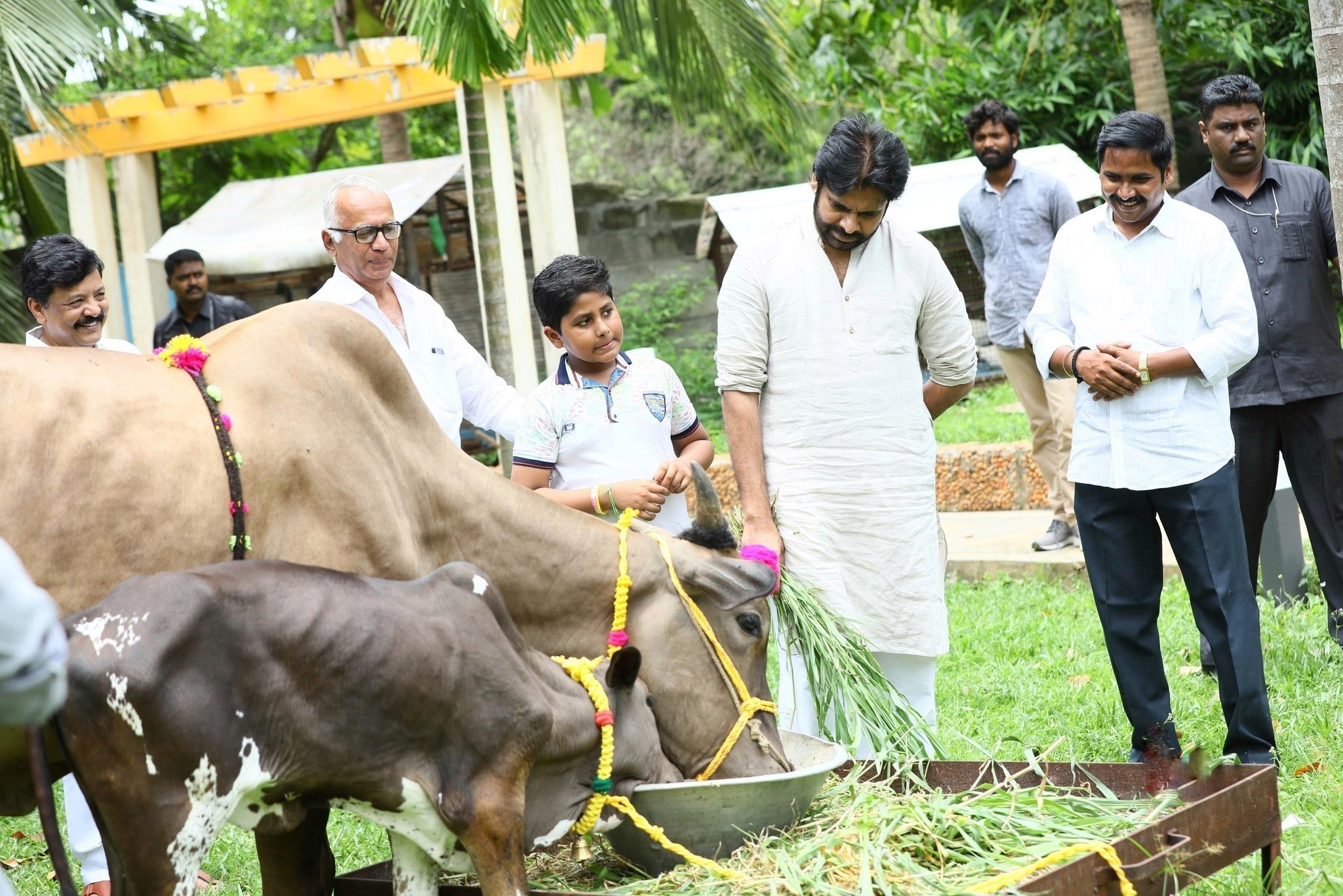 Pawan Kalyan Grand Welcome Stills At Rajhamundry