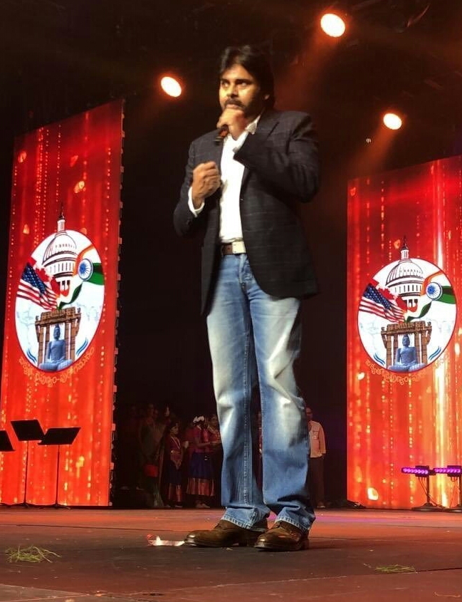 Pawan Kalyan Stills From TANA Celebrations 2019