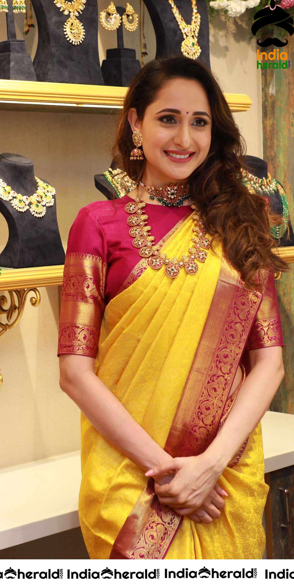 Pragya Jaiswal Solo HD Shots at Jewellery Shop Opening Set 1