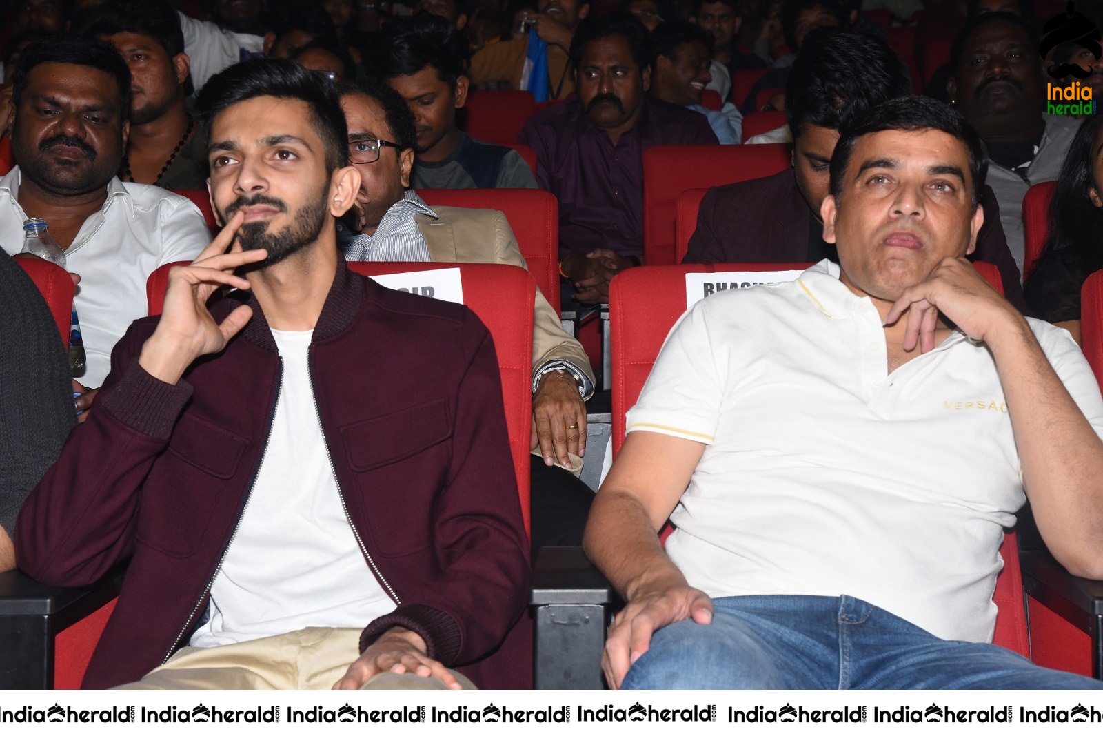 Producer Dil Raju hugs Music Composer Anirudh