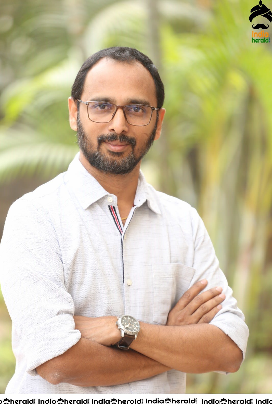 Producer PS RamaKrishna Photos along with Poonam Sharma