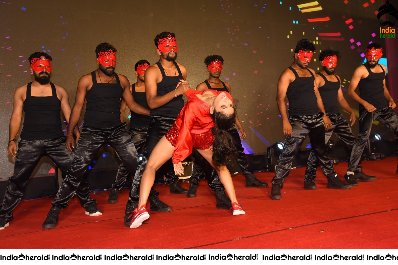 Ram Gopal Varma Funny Dance with Naina Ganguly and Stage Dancers Set 1