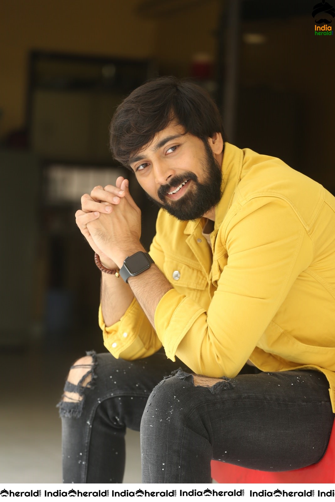 Ramachakani Sita Movie Hero Indra Interview Set 3