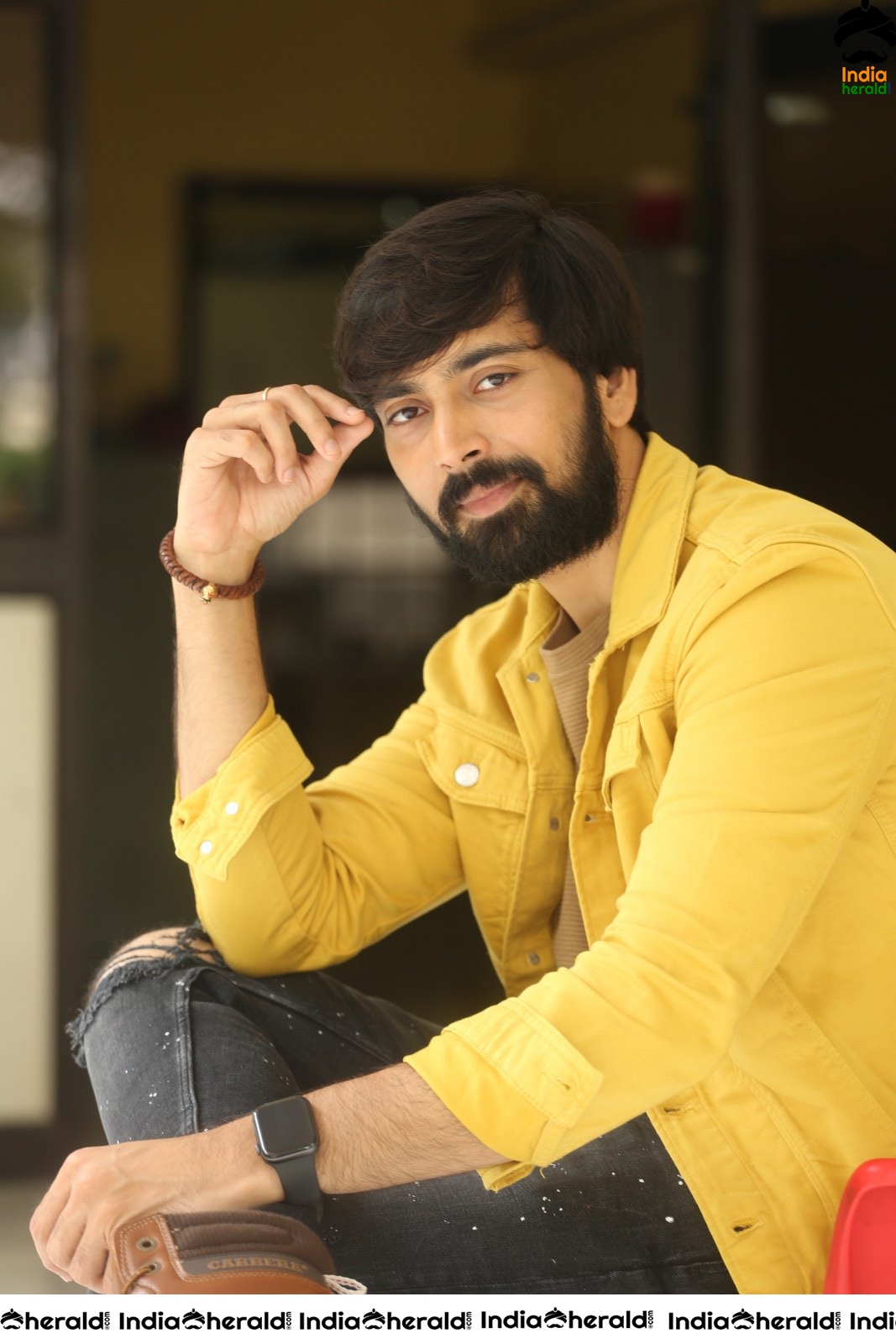 Ramachakani Sita Movie Hero Indra Interview Set 3