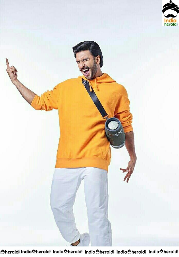 Ranveer Singh Latest Photoshoot Stills For A TV Ad