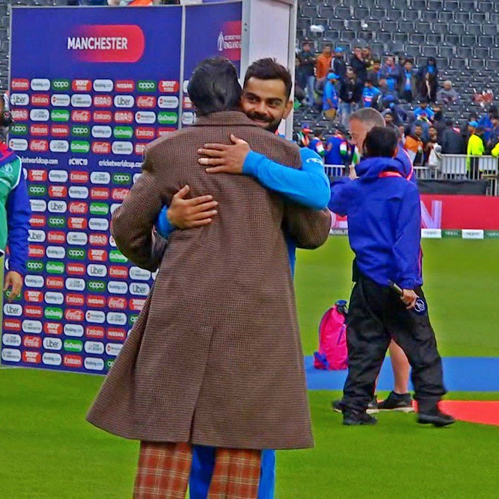 Ranveer Singh With Current Generation Cricket Player At ICC World Cup