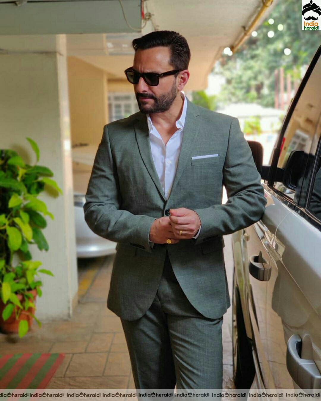 Saif Ali Khan At Set For The Trailer Launch Of Tanhaji The Unsung Warrier