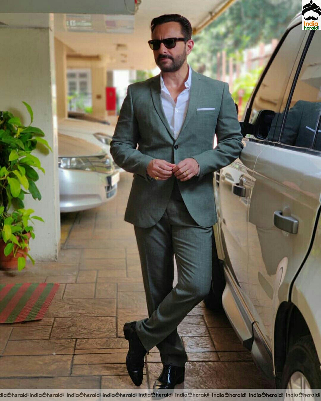 Saif Ali Khan At Set For The Trailer Launch Of Tanhaji The Unsung Warrier