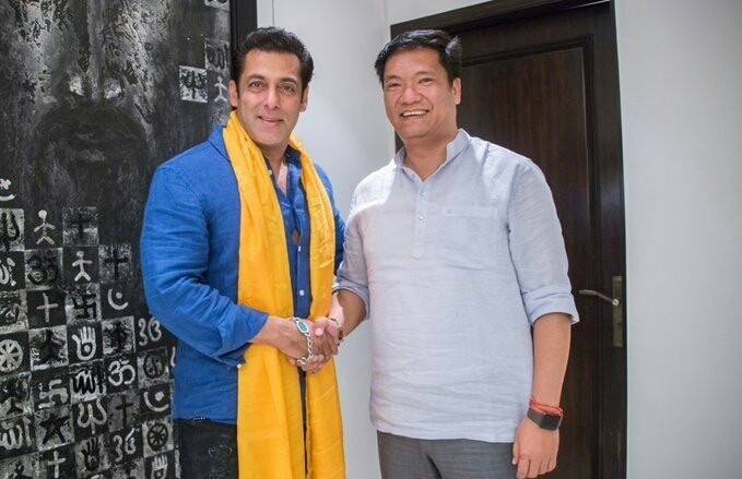 Salman Khan Meets Arunachal CM