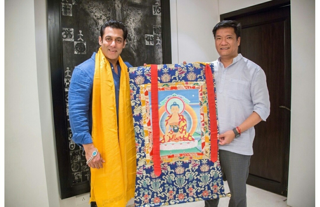 Salman Khan Meets Arunachal CM