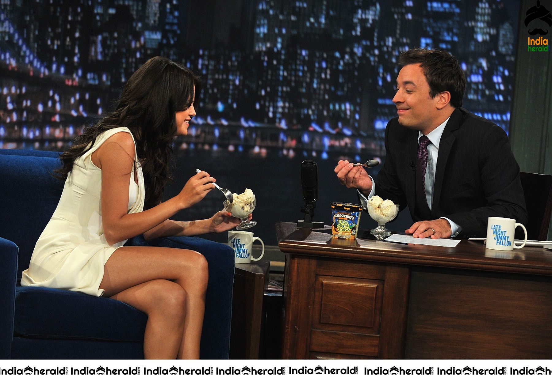Selena Gomez at Late Night Show with Jimmy Falon