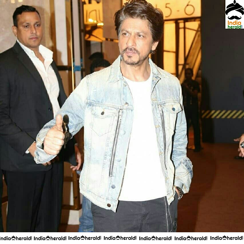 Shah Rukh Khan And Emraan Hashmi At The Screening Of Bard Of Blood