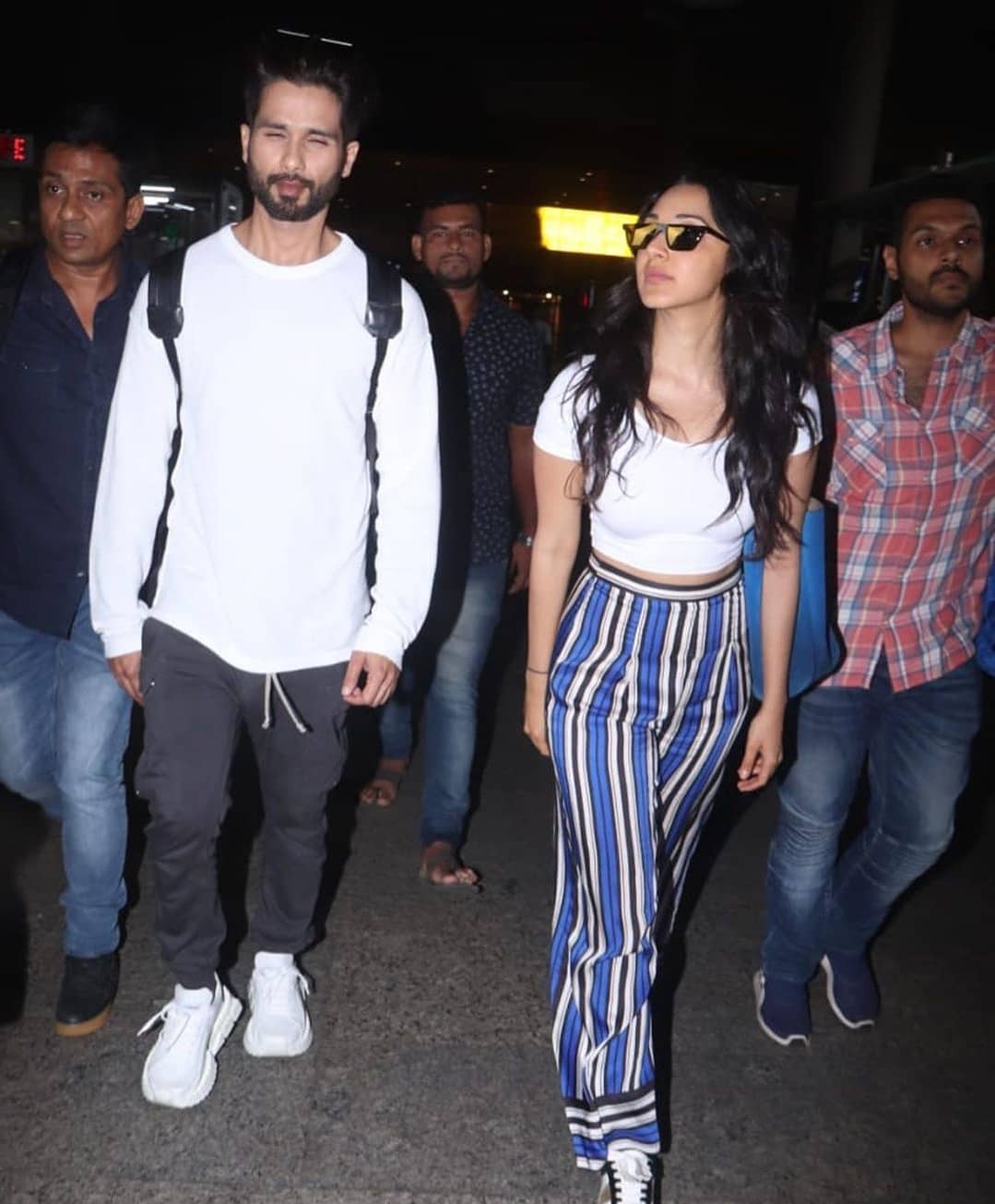 Shahid Kapoor And Kiara Advani Spotted At Delhi Airport