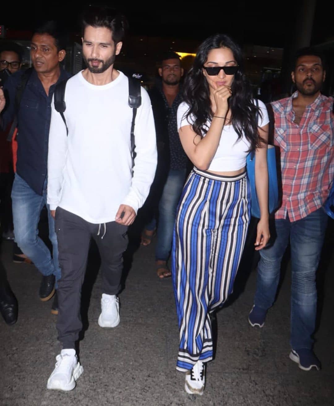 Shahid Kapoor And Kiara Advani Spotted At Delhi Airport