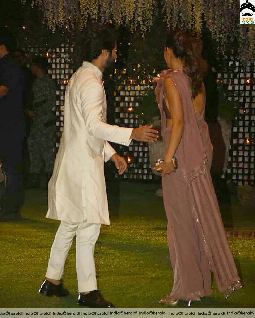 Shahid Kapoor spotted along with his wife Mira Rajput at a wedding in Mumbai