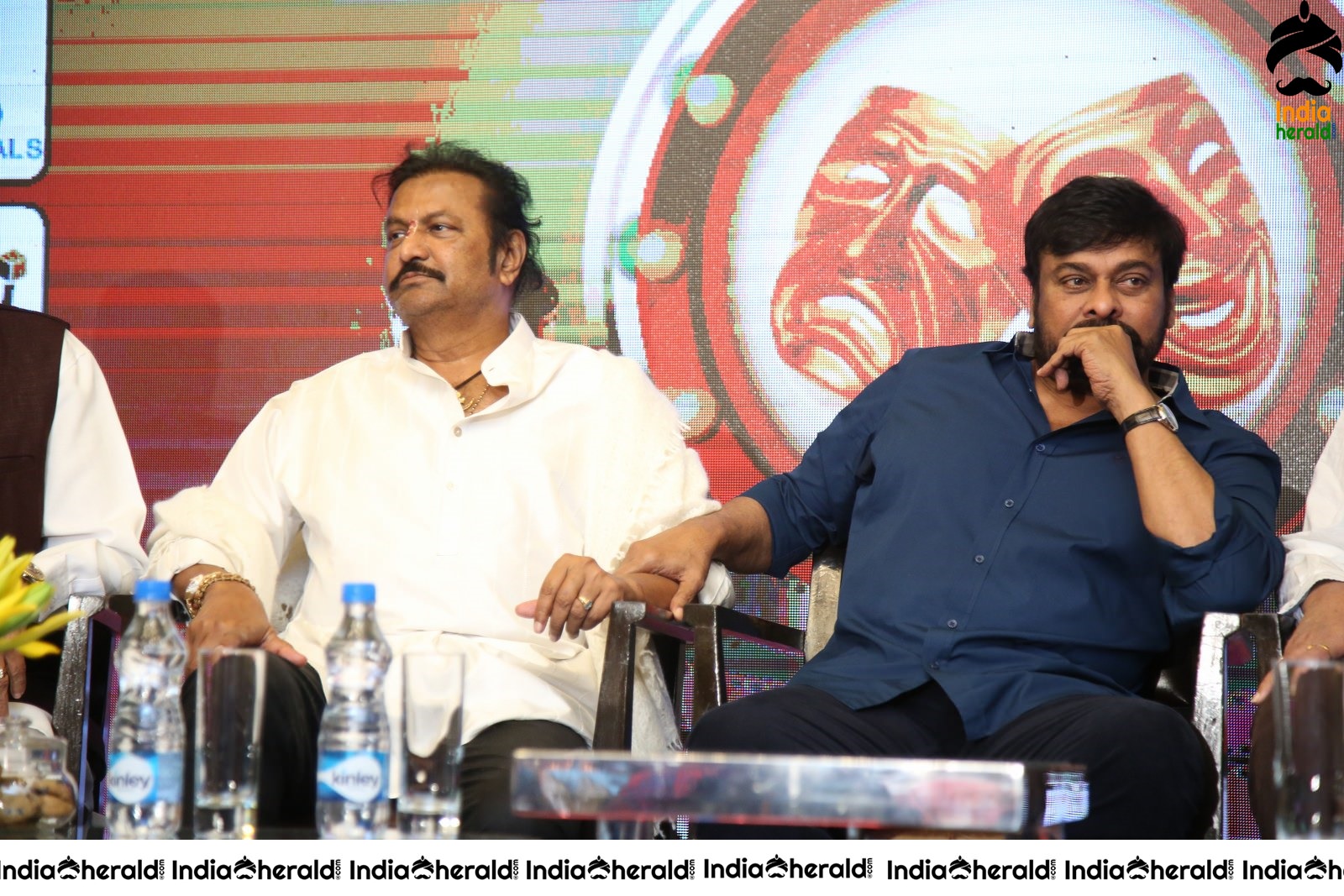 Some Candid Clicks of Actor Chiranjeevi during MAA 2020 launch Set 1