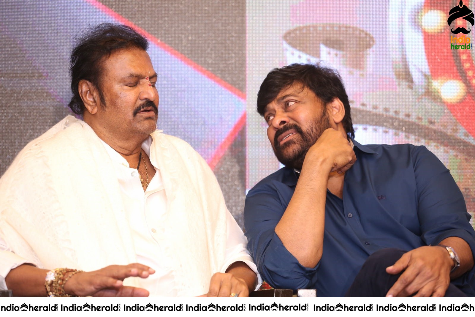 Some Candid Clicks of Actor Chiranjeevi during MAA 2020 launch Set 2