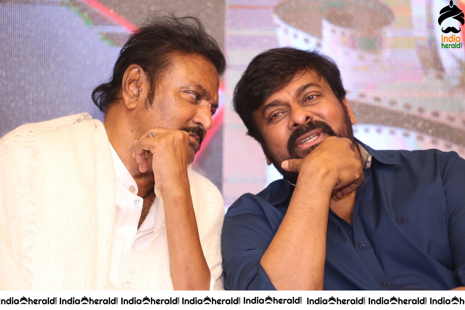 Some Candid Clicks of Actor Chiranjeevi during MAA 2020 launch Set 2