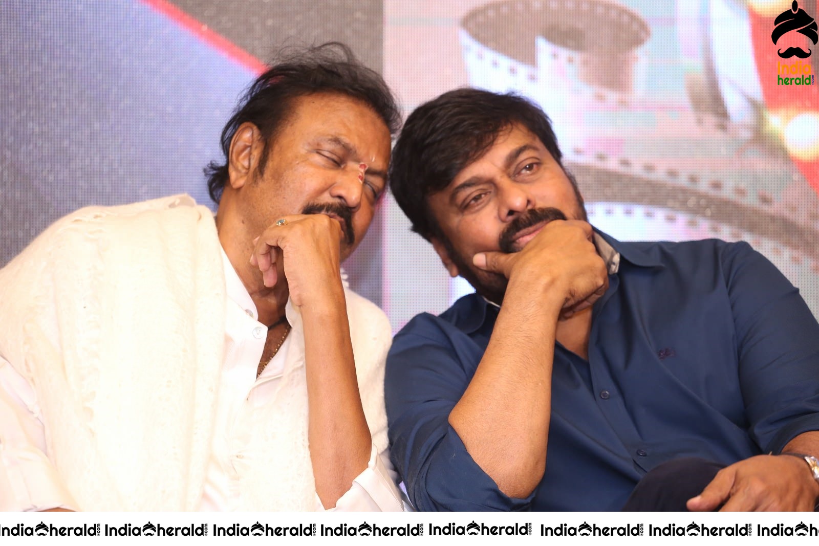 Some Candid Clicks of Actor Chiranjeevi during MAA 2020 launch Set 2