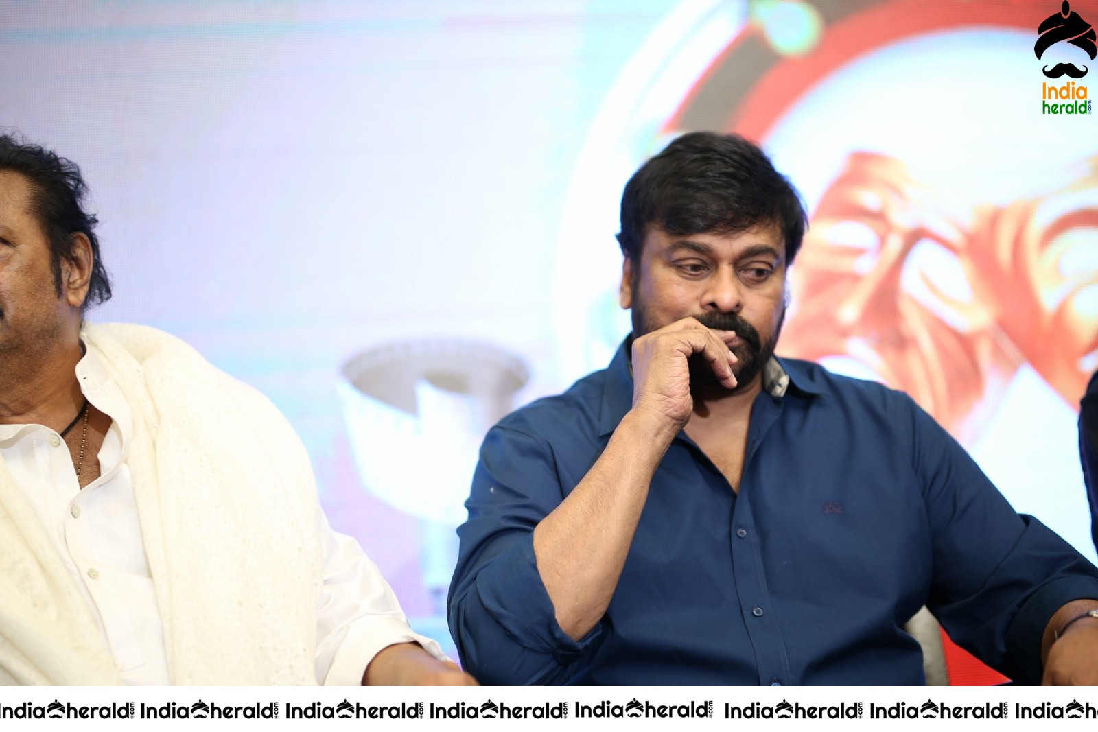 Some Candid Clicks of Actor Chiranjeevi during MAA 2020 launch Set 2