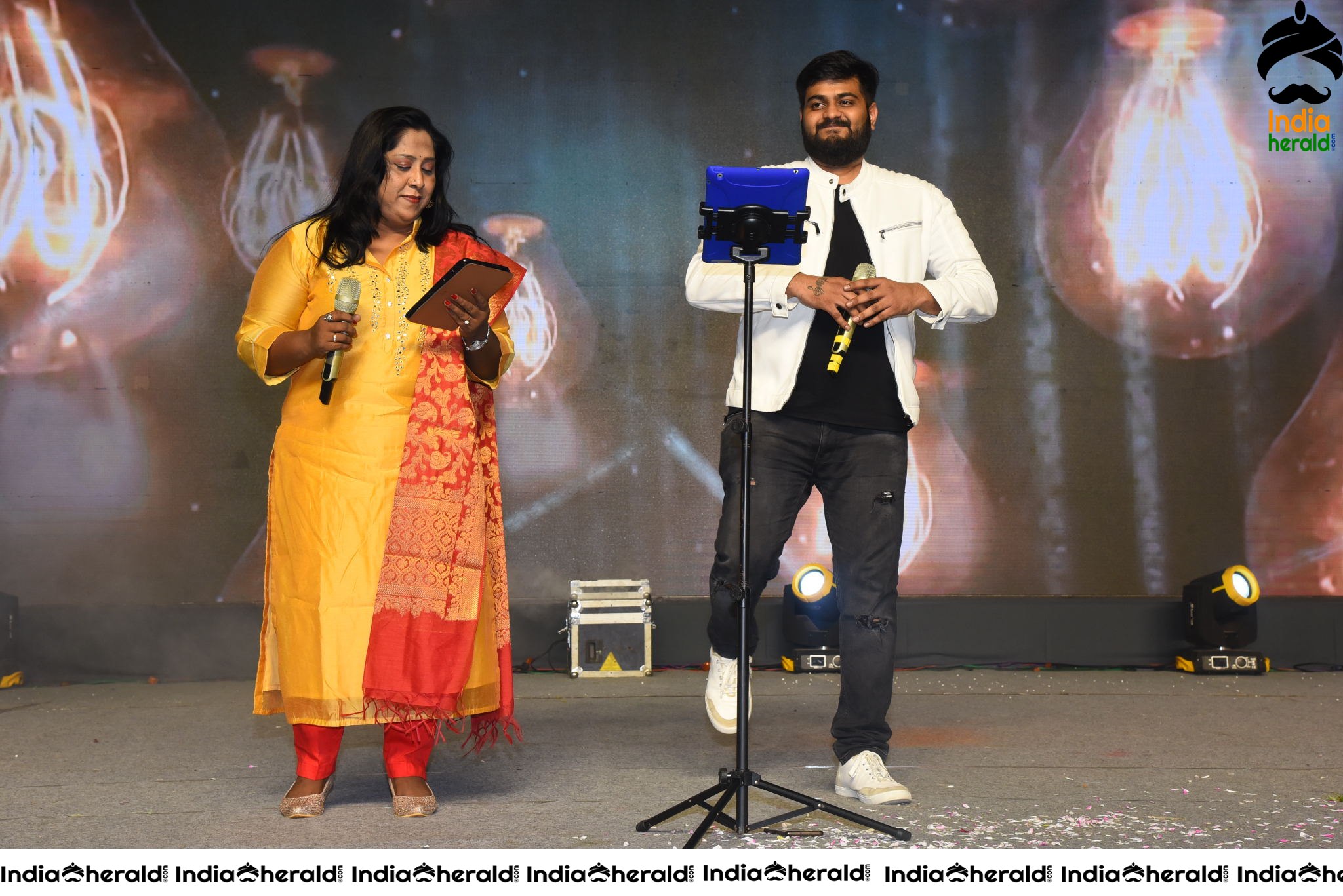 Stage Performance and Speeches at Venky Mama Pre Release Event Set 1