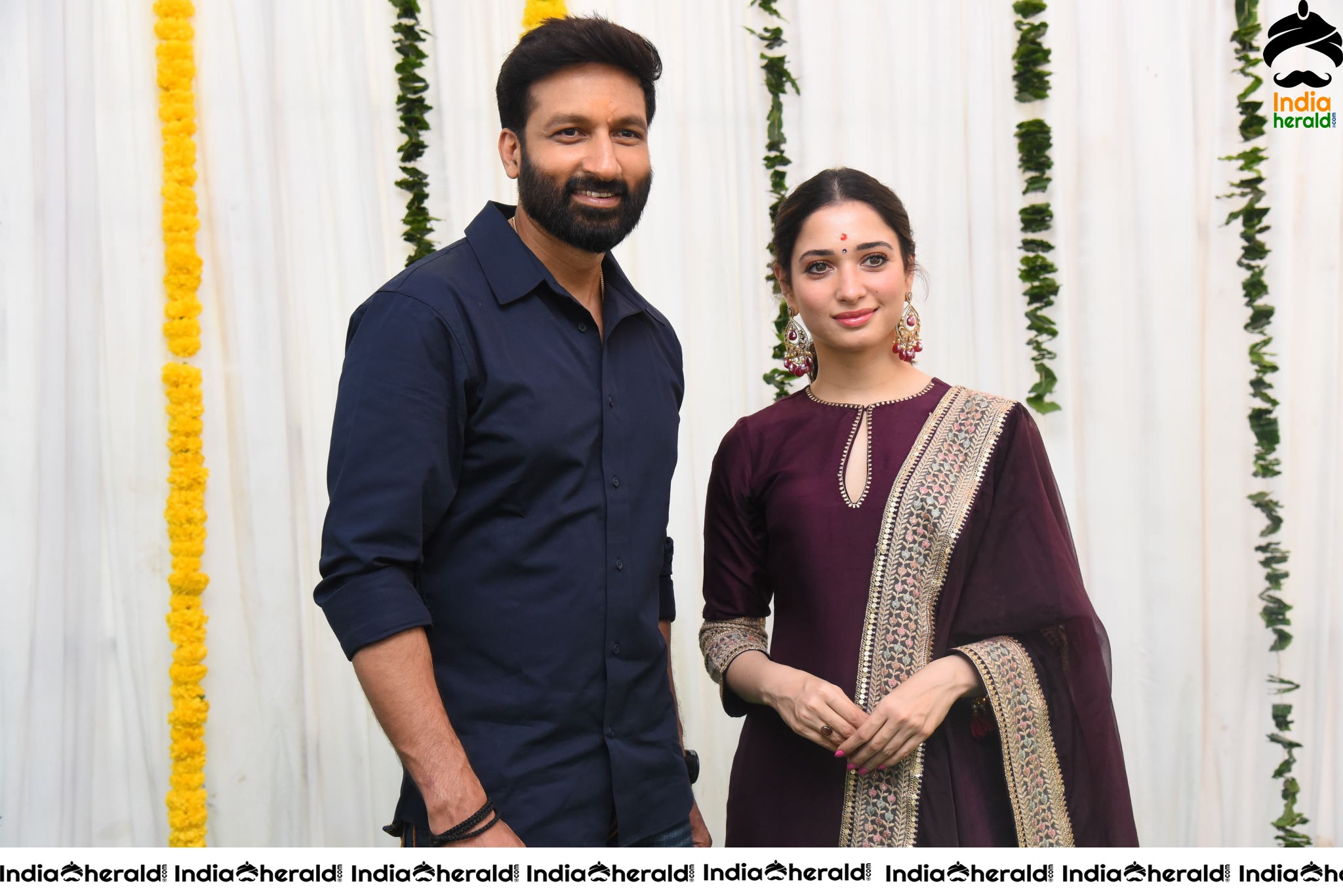 Stylish Actor Gopichand seen with an Elegant Tamannah