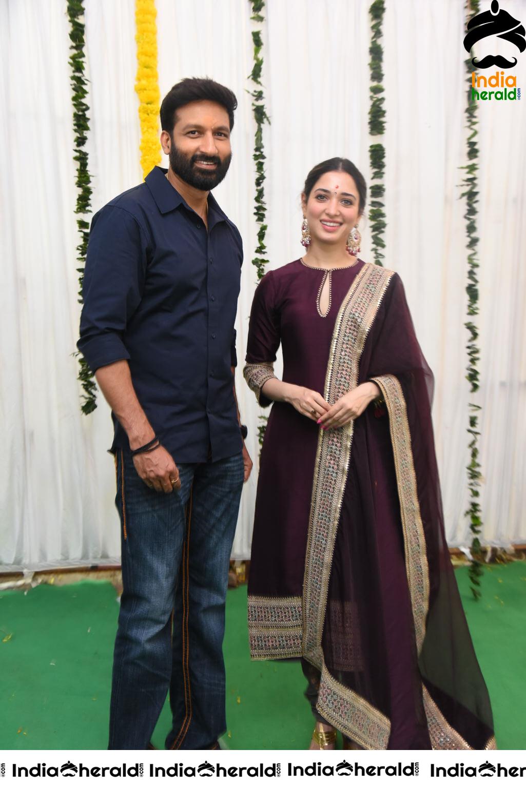 Stylish Actor Gopichand seen with an Elegant Tamannah