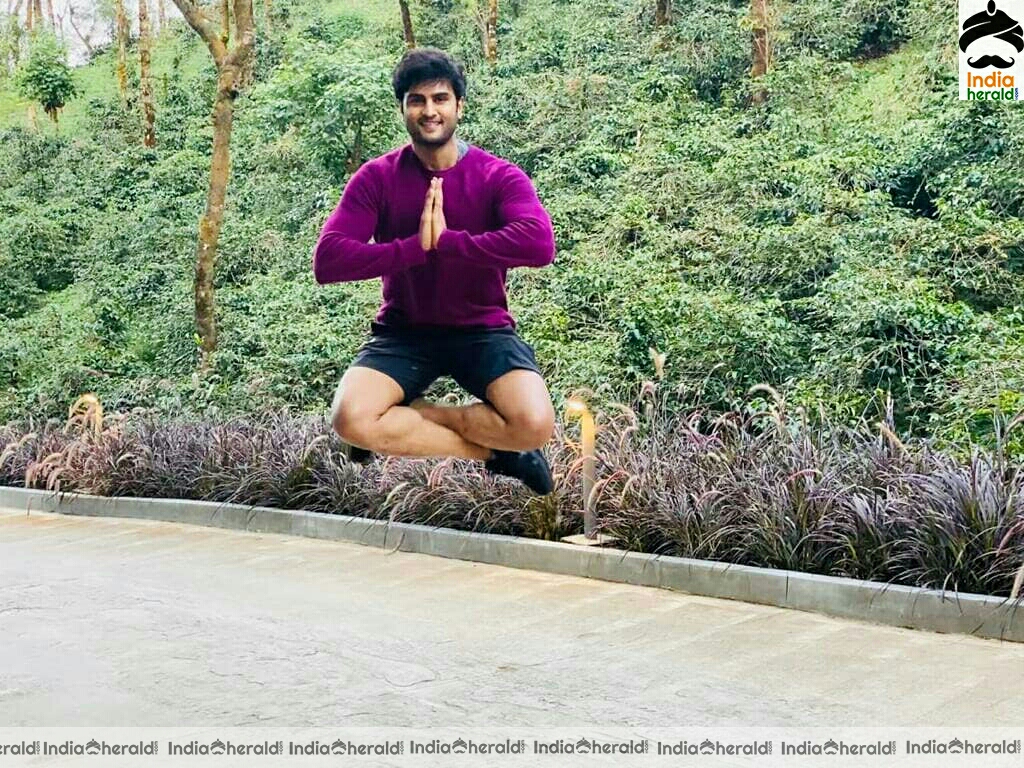 Sudheer babu Unbelievable levitation stills