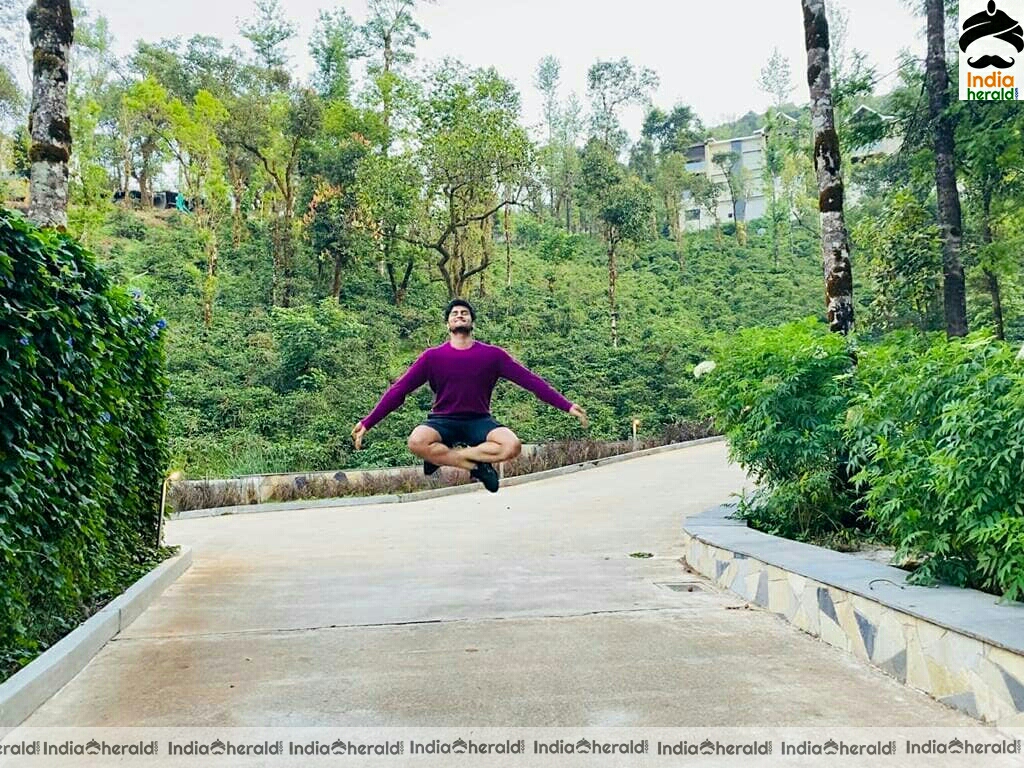 Sudheer babu Unbelievable levitation stills
