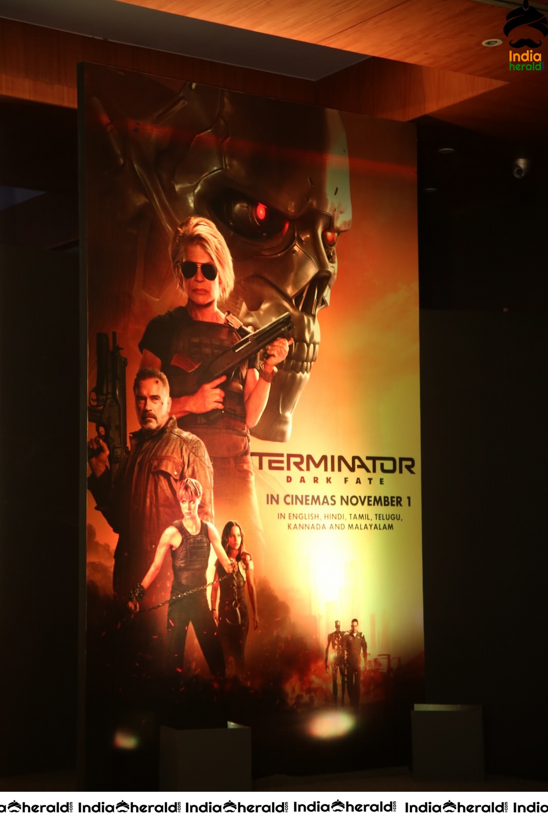 Terminator Dark Fate Telugu Trailer Launch by Vijay Deverakonda Set 2