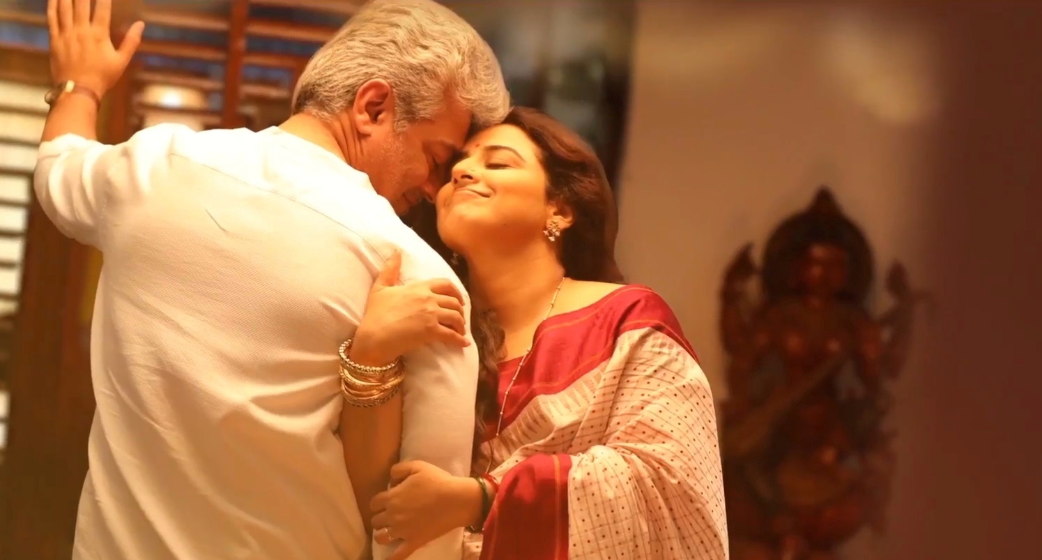 Thala Ajith And Vidya Balan Romantic Stills From Nerkonda Paarvai Set 1