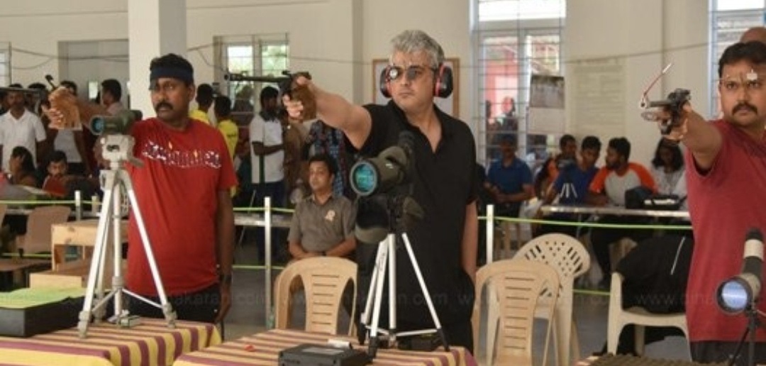 Thala Ajith At 45th TN State Shooting Championship Competition