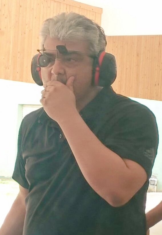 Thala Ajith At 45th TN State Shooting Championship Competition