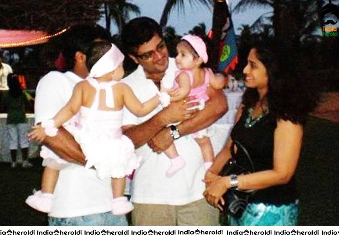 Thala Ajith Family Rare and Unseen Photos Set 6