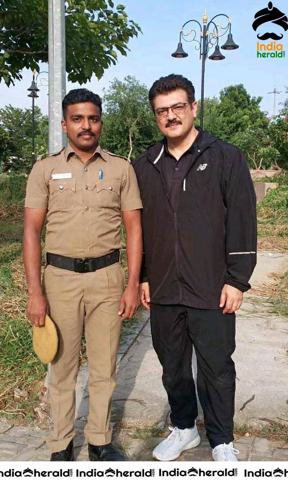 Thala Ajith Latest Photos in Black Hair