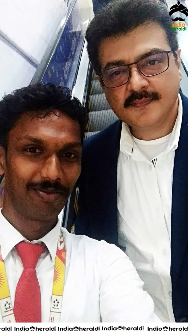 Thala Ajith Latest Photos in Black Hair
