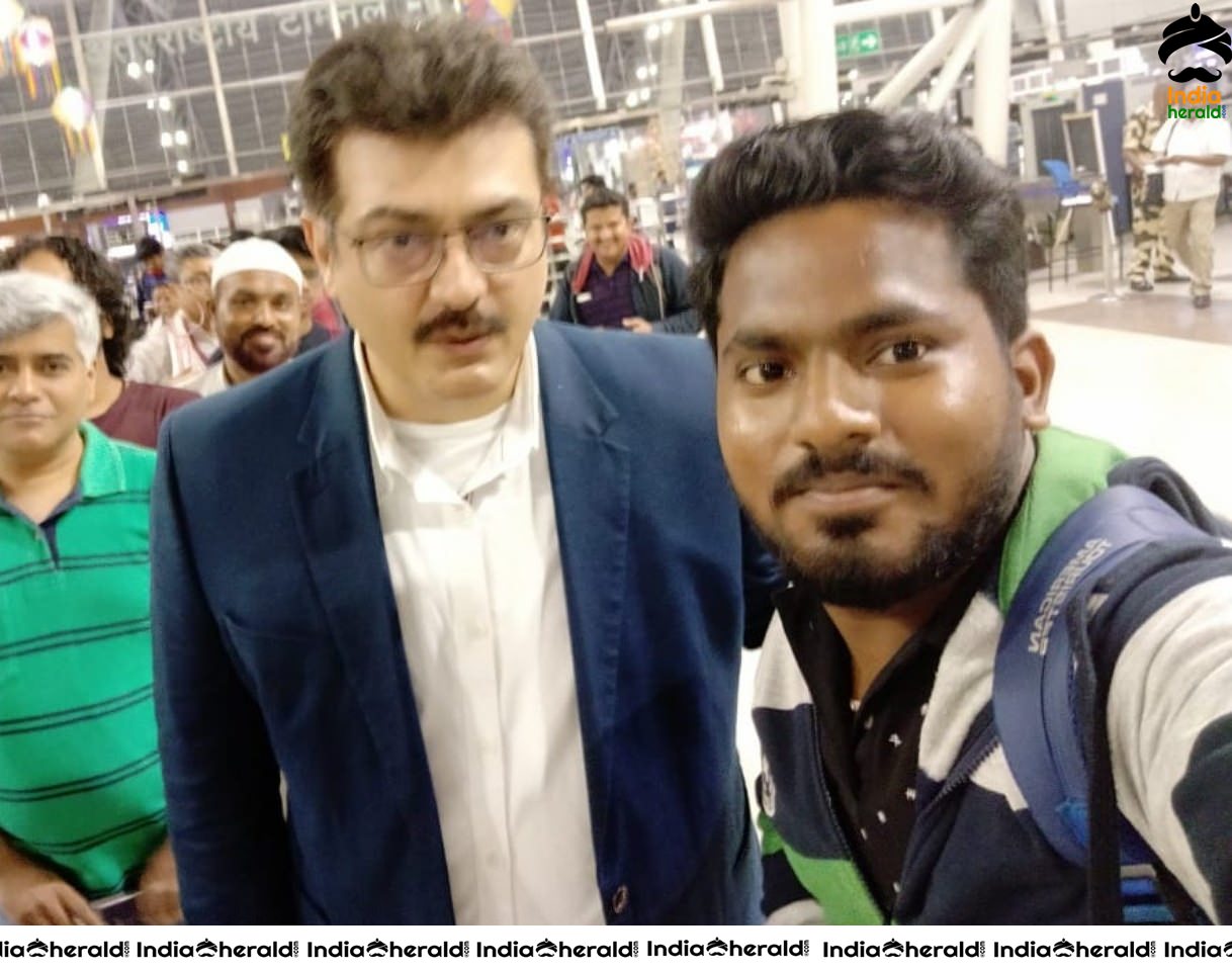 Thala Ajith Latest Photos in Black Hair