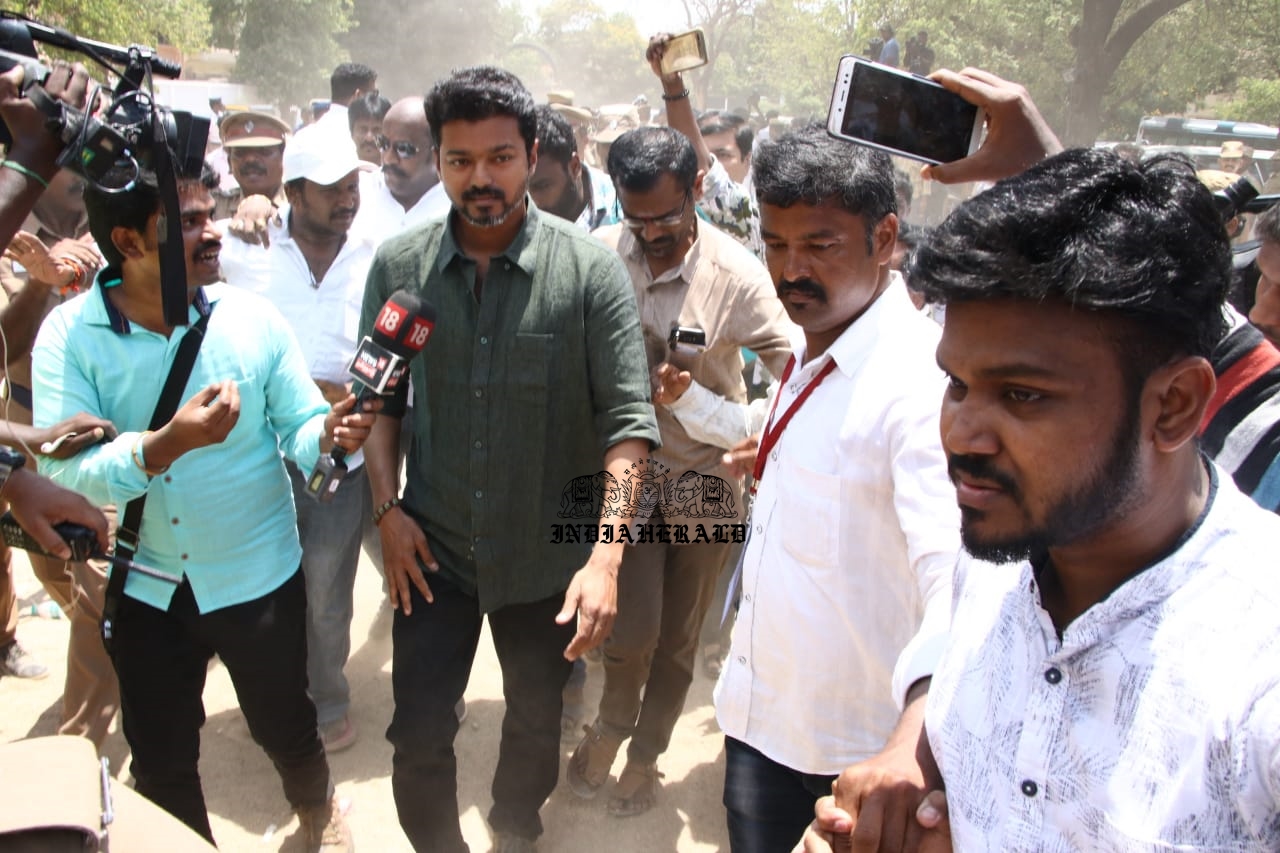 Thalapathy Vijay Exclusive HD Pictures From SIAA Election