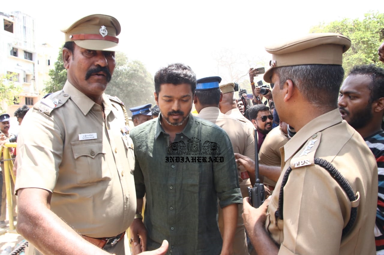 Thalapathy Vijay Exclusive HD Pictures From SIAA Election