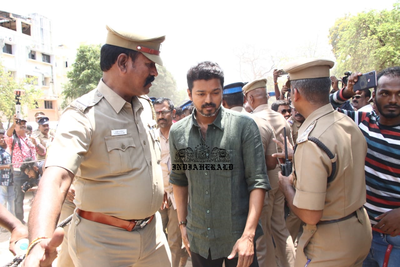 Thalapathy Vijay Exclusive HD Pictures From SIAA Election