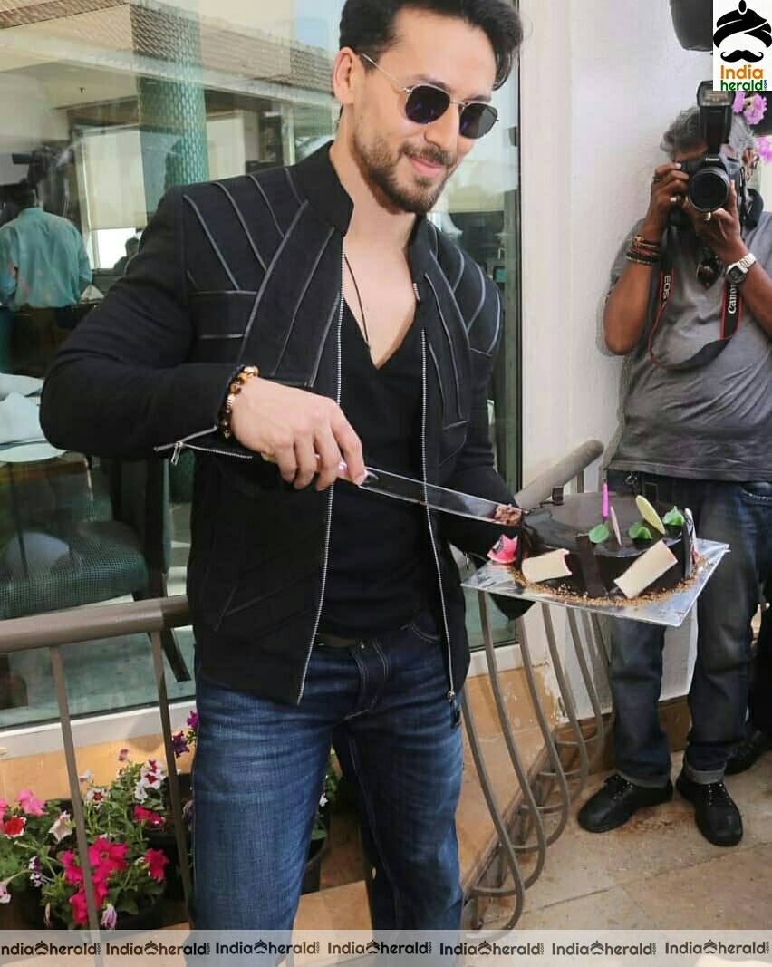 Tiger Shroff looking dashing at an event