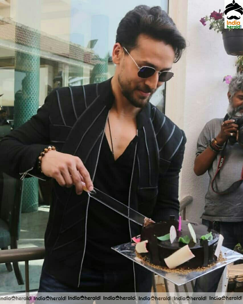 Tiger Shroff looking dashing at an event