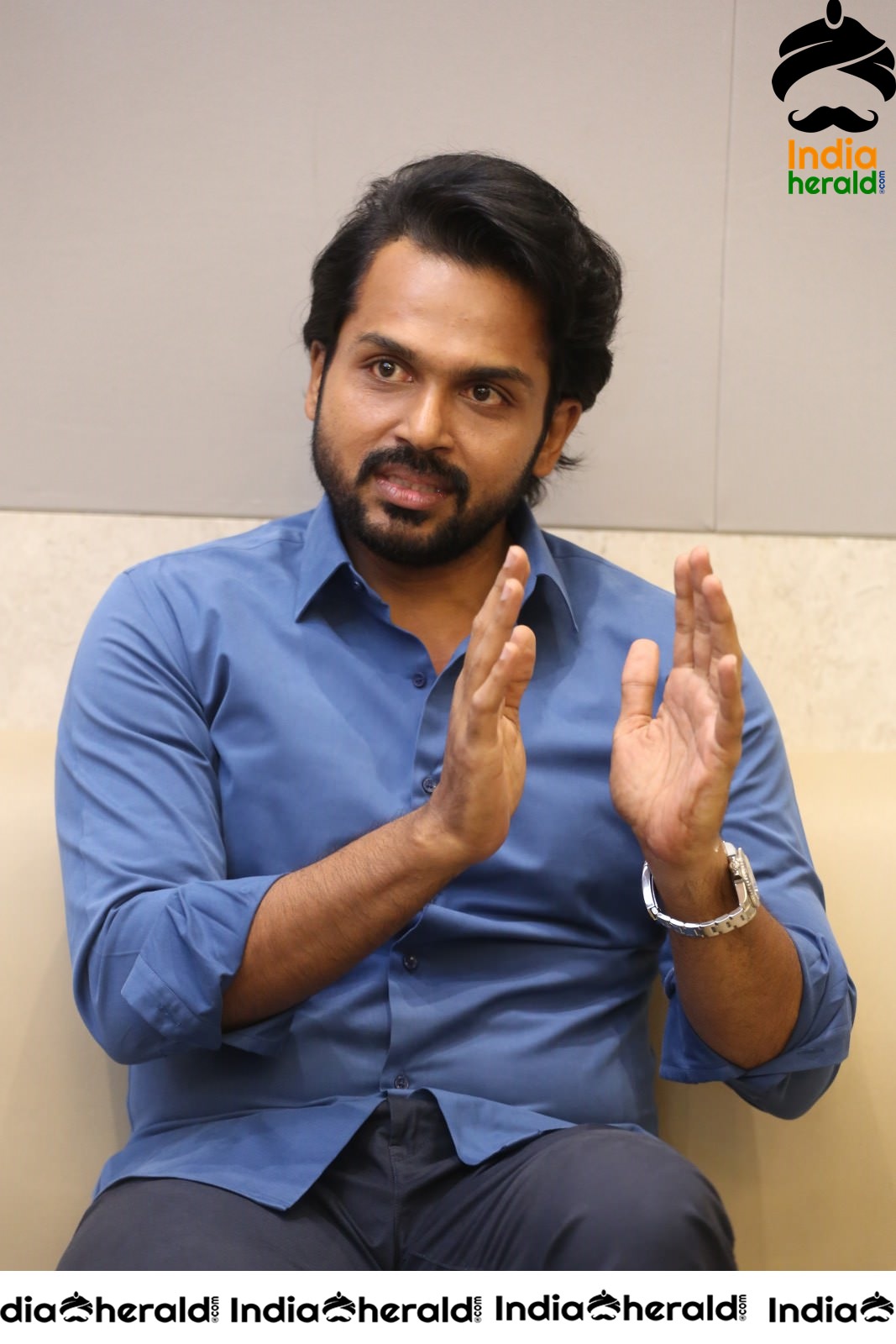 Various Expressions of Actor Karthi Set 2