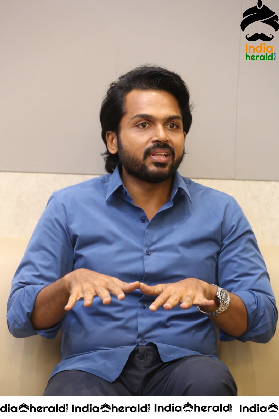 Various Expressions of Actor Karthi Set 2