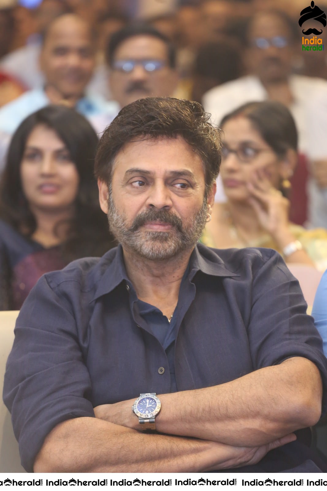 Various Expressions of Actor Victory Venkatesh at the Mismatch event