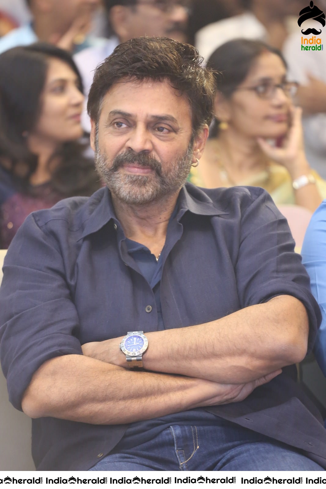 Various Expressions of Actor Victory Venkatesh at the Mismatch event